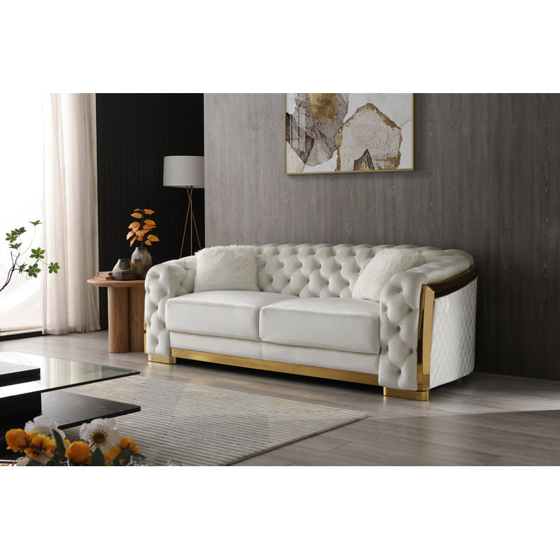 Opal 89 Velvet Sofa